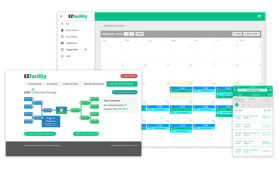 baseball facility software amp league scheduling ezfacility baseball field scheduling software