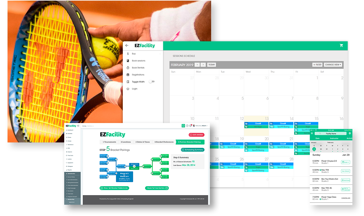 Tennis Club Management Software and Scheduling EZFacility