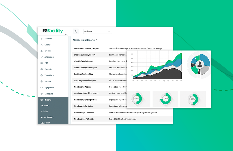 Detailed Member Reports with EZFacility