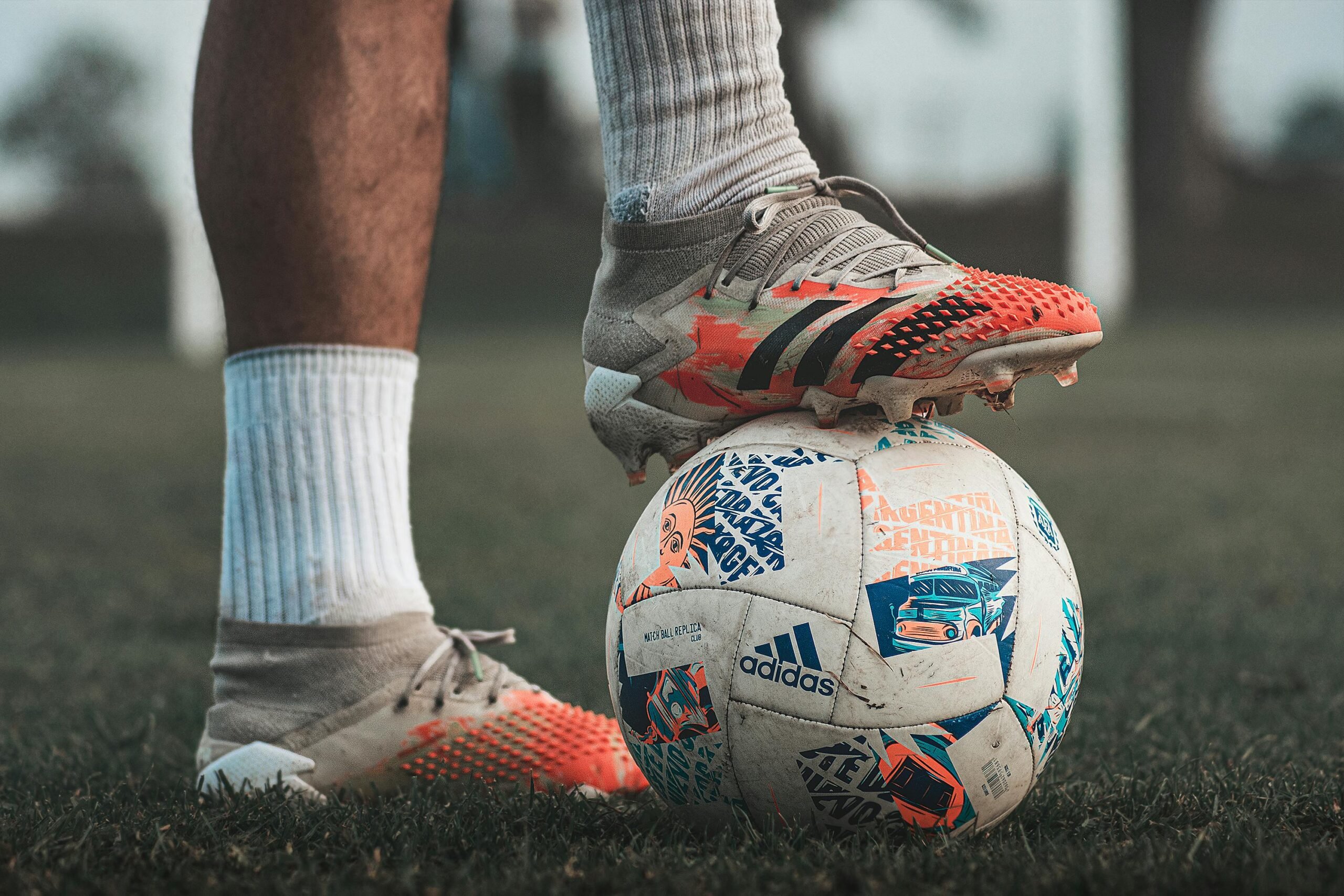 Soccer Ball and Foot